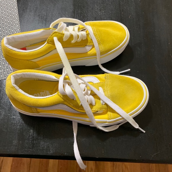 yellow van sneakers